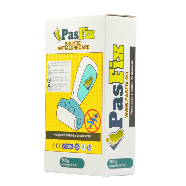 PasFix Solutie Antialunecare 300ml Gresie Piatra Marmura cu Rola Aplicatoare - detaliu produs