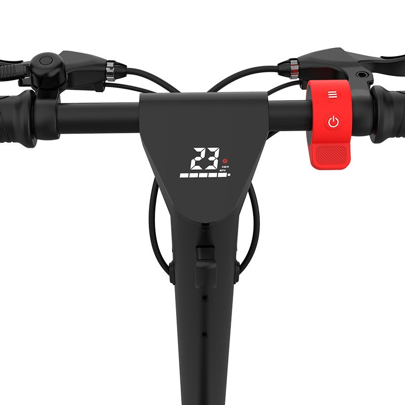 Trotineta electrica premium KIXIN X9, motor 500W, acumulator 36V si 15.6A, viteza maxima 40Km/h, autonomie 70 km, sarcina maxima 100 Kg