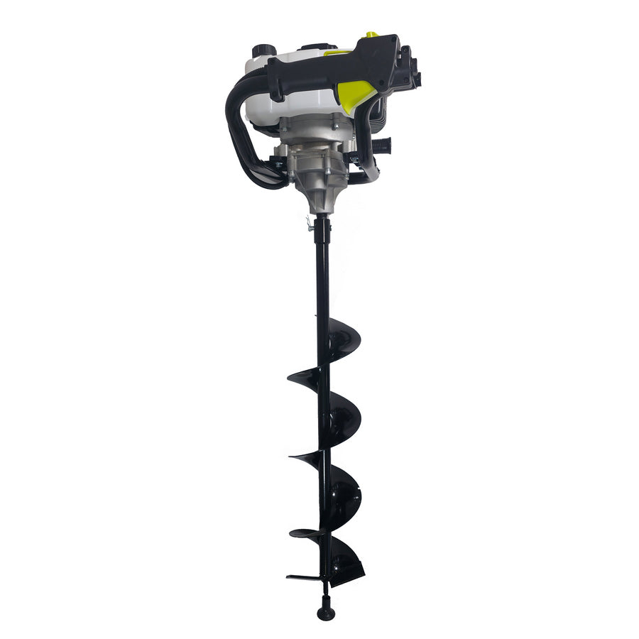 Motoburghiu pentru pamant MESTERINO TOOLS NT-GD520A + burghiu de 150 mm, motor in 2 timpi, 52cc, 2.3 CP, turatie maxima 10000 RPM