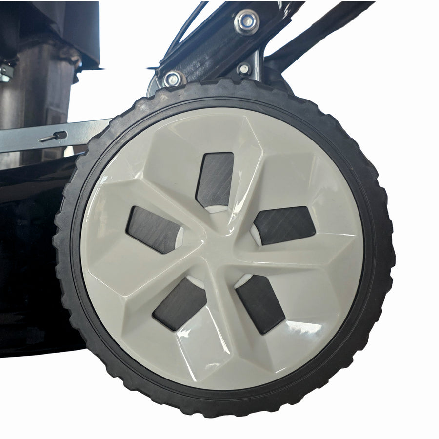 Masina tuns iarba/gazon autopropulsata MESTERINO BJXSM43-139, motor LONCIN 4 timpi, 3.3 cai, sasiu metal, latime taiere 43 cm, 8 nivele de taiere, sac colector 45 litri