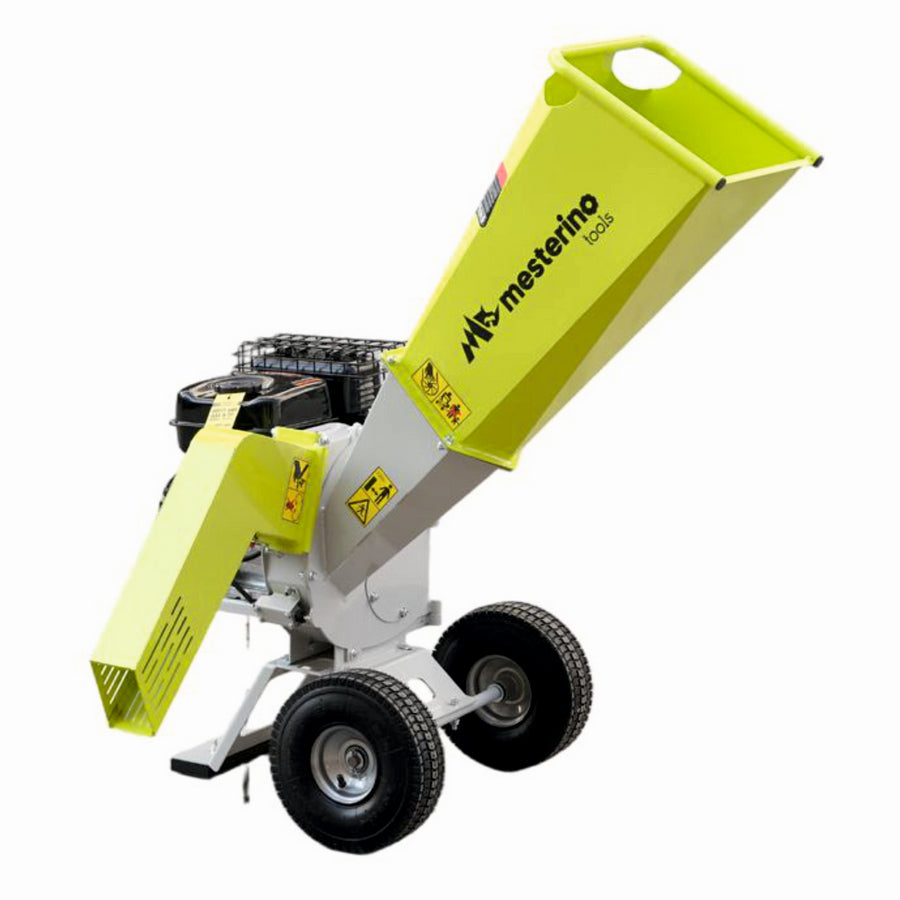 Tocator de crengi si resturi vegetale, MESTERINO MT-70SP, motor pe benzina RATO in 4 timpi 212cc, 7 CP, diametru maxim de taiere 75mm