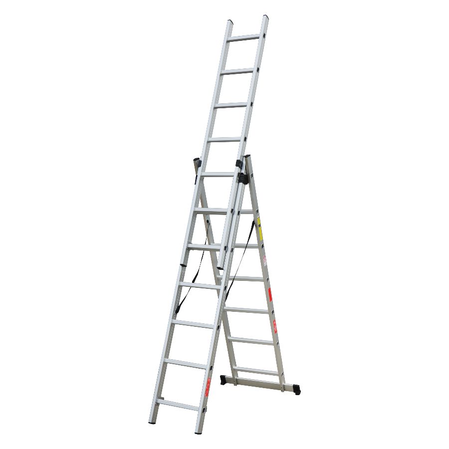 Scara combinata din aluminiu 3X7 trepte MESTERINO TOOLS MTJL207-3X7, 4.25 metri, greutate maxima 150 kg