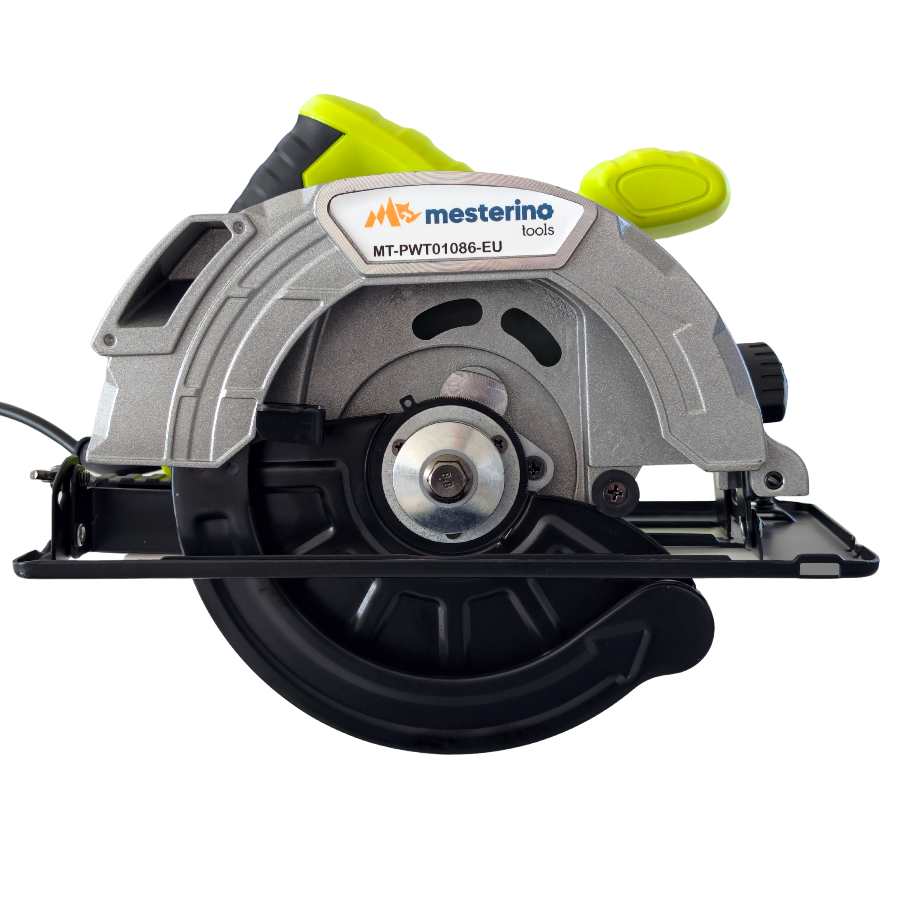 Fierastrau circular electric de mana MESTERINO TOOLS MT-PWT01086-EU, 5600 RPM, 1300 W, disc 185 mm