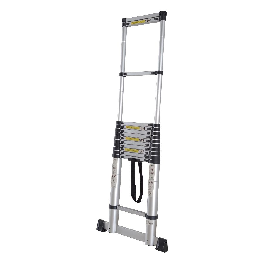 Scara telescopica din aluminiu MESTERINO TOOLS MTJL-101-5.4, 5.4 metri, 14 trepte, greutate maxima suportata 150 kg
