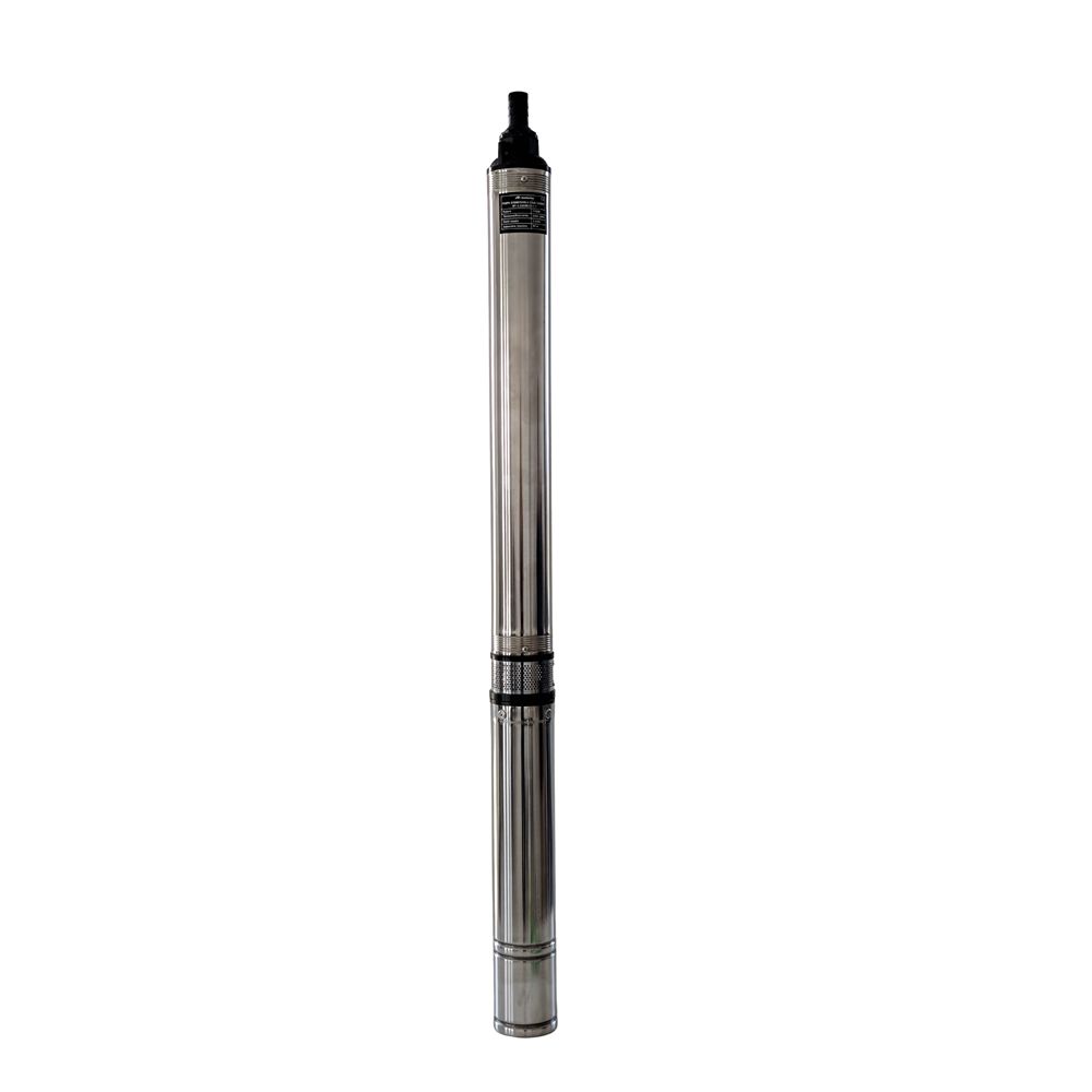 Pompa submersibila pentru apa curata cu 2 turbine si corp INOX MESTERINO TOOLS MT-3.5SDM222-1.1, 1100 W, 3 m3/h, adancime maxima 80 m, cablu 15 m