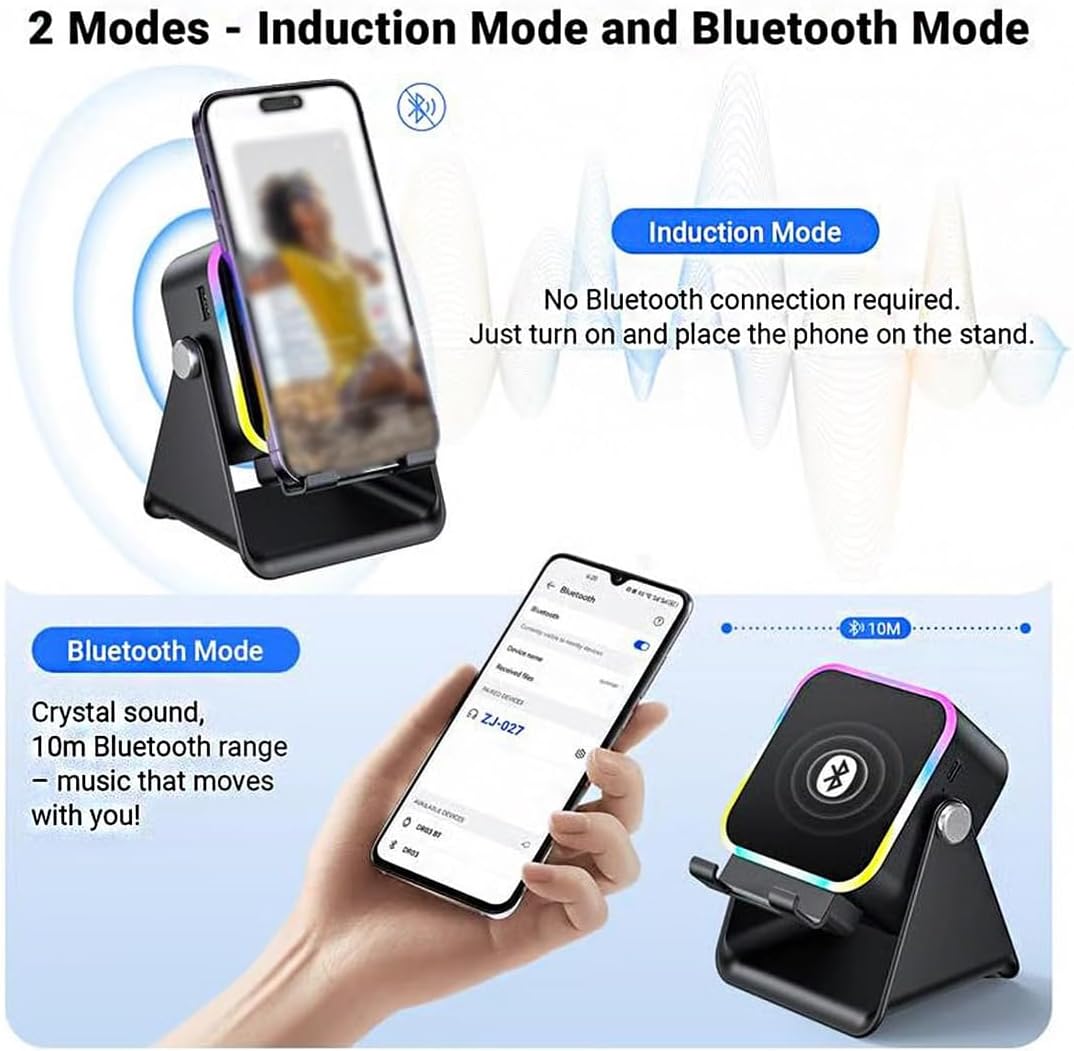 Boxa Bluetooth Portabila Wireless Sunet Stereo Bass Puternic - detaliu produs