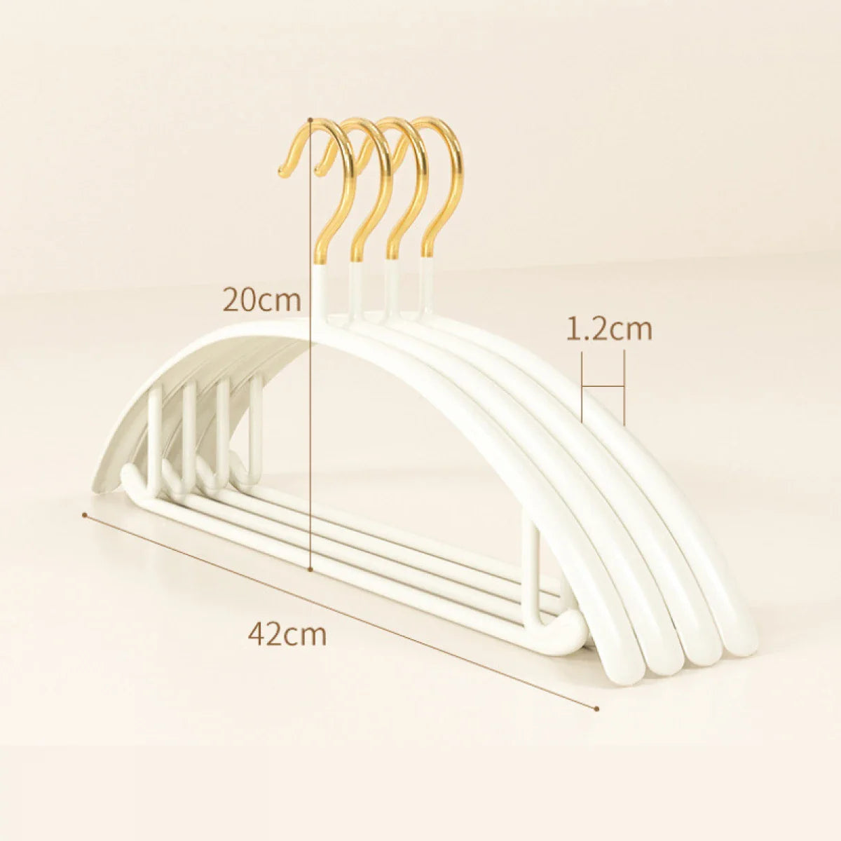 Set 10 umerase metalice cu strat antialunecare, design premium