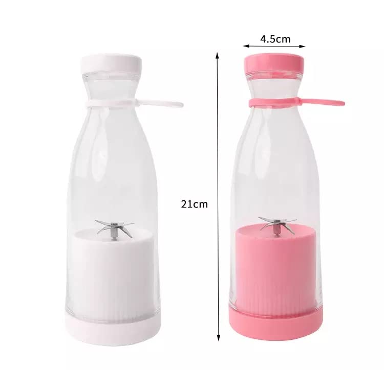 Mini Blender portabil - Smoothie & Shake, incarcare usb 6 Lame otel Inoxidabil, 380 ml