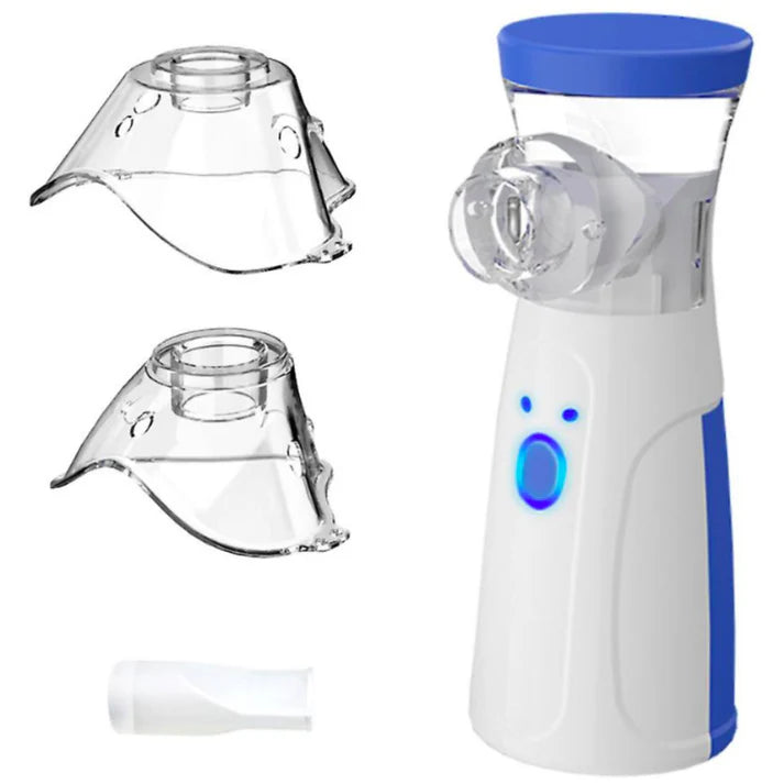 Nebulizator Ultrasonic Portabil Cu Plasa Reincarcabil USB Set Adulti Copii - detaliu produs