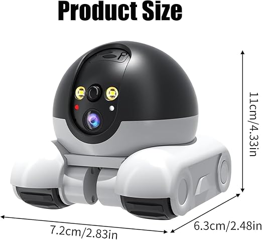 Camera Video pentru Animale de Companie 4G Dual Lens 1080p Control Aplicatie 5200mAh - detaliu produs