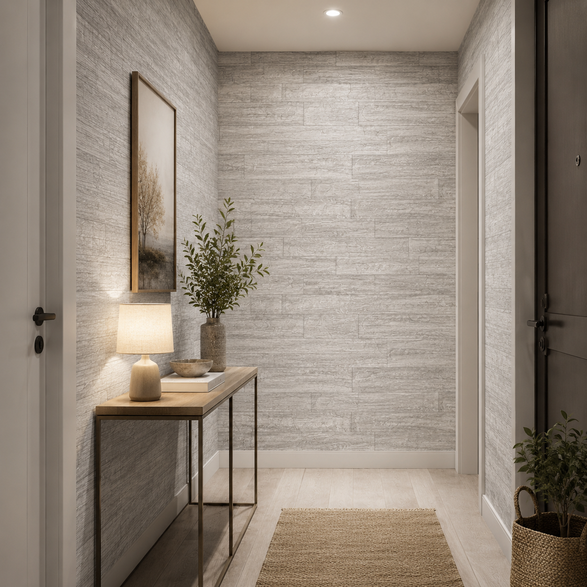 Panou 3D Autoadeziv Caramida Crem Deschis 70x77cm Grosime 5mm - detaliu produs