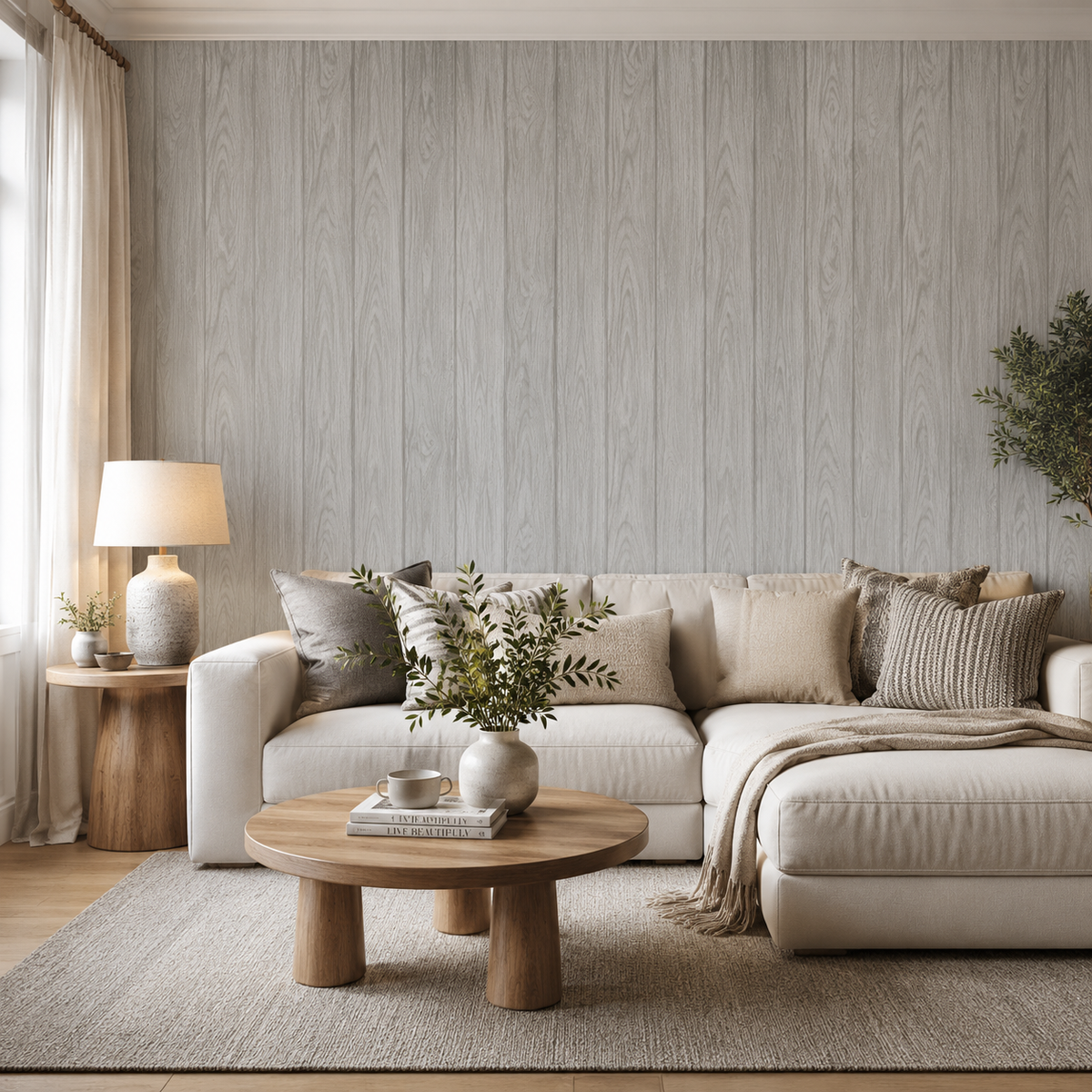 Tapet 3D Caramida Alb și Gri, Autoadeziv, Decorativ și Impermeabil – 70 × 77 cm - detaliu produs