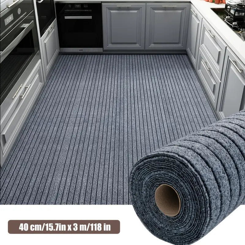 Rola Mocheta Autoadeziva, 40x300 cm, Material Absorbant, Montaj Rapid Fara Adeziv, Reduce Zgomotul si Protejeaza Pardoseala