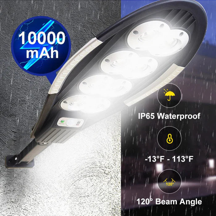 Lampa solară LED Exterior 200 COB cu Senzor de Mișcare, Telecomandă și 3 Moduri – Ultra Luminoasă, Rezistentă la Intemperii, Ideală pentru Curte, Grădină, Terasă