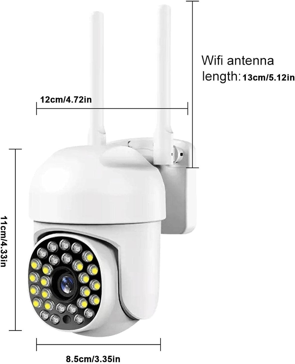 Camera de supraveghere, WIFI, IP66, HD WIRELESS, 2 MP, 1920 X 1080 Pixeli, card 32Gb inclus