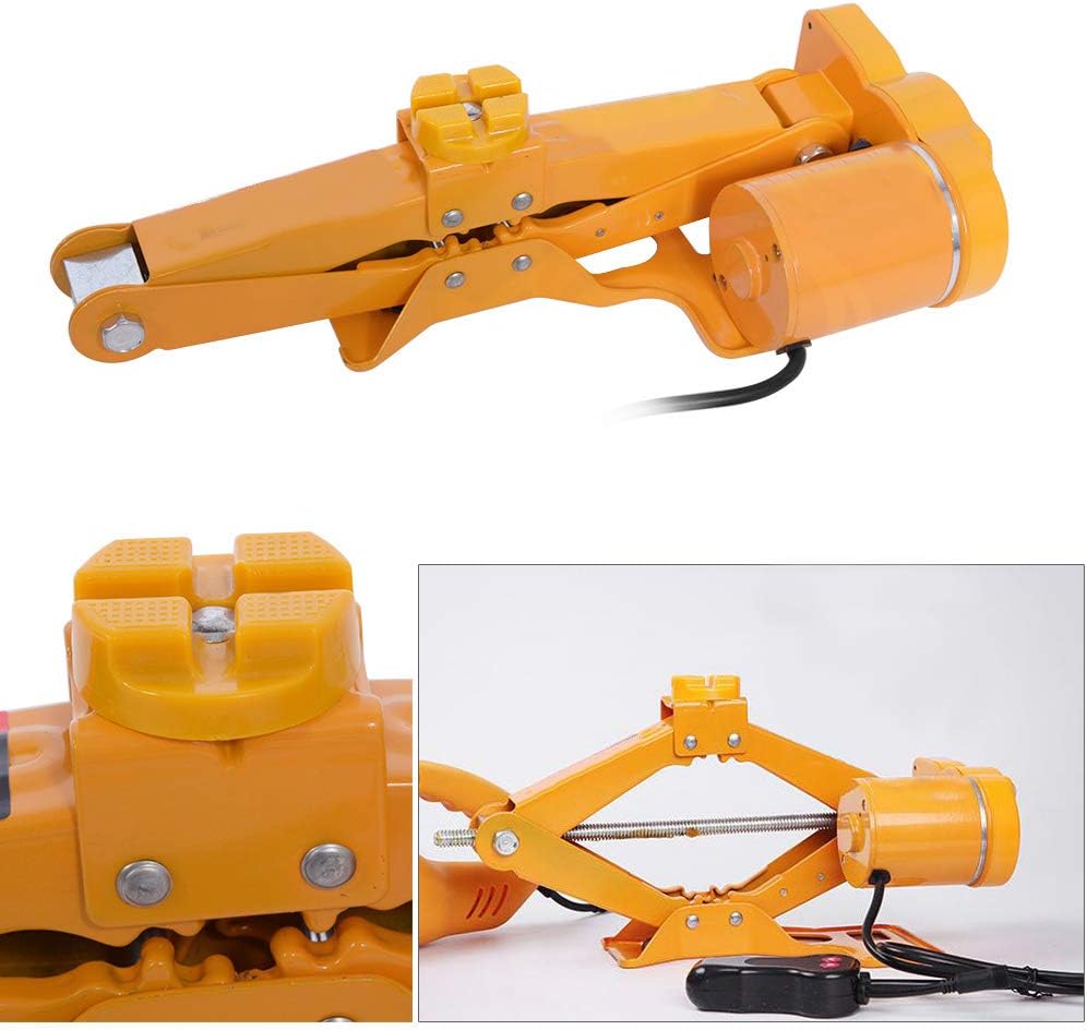 Cric Electric Auto tip Foarfecă 3T, 40x15.5cm Ridicare 12-42cm