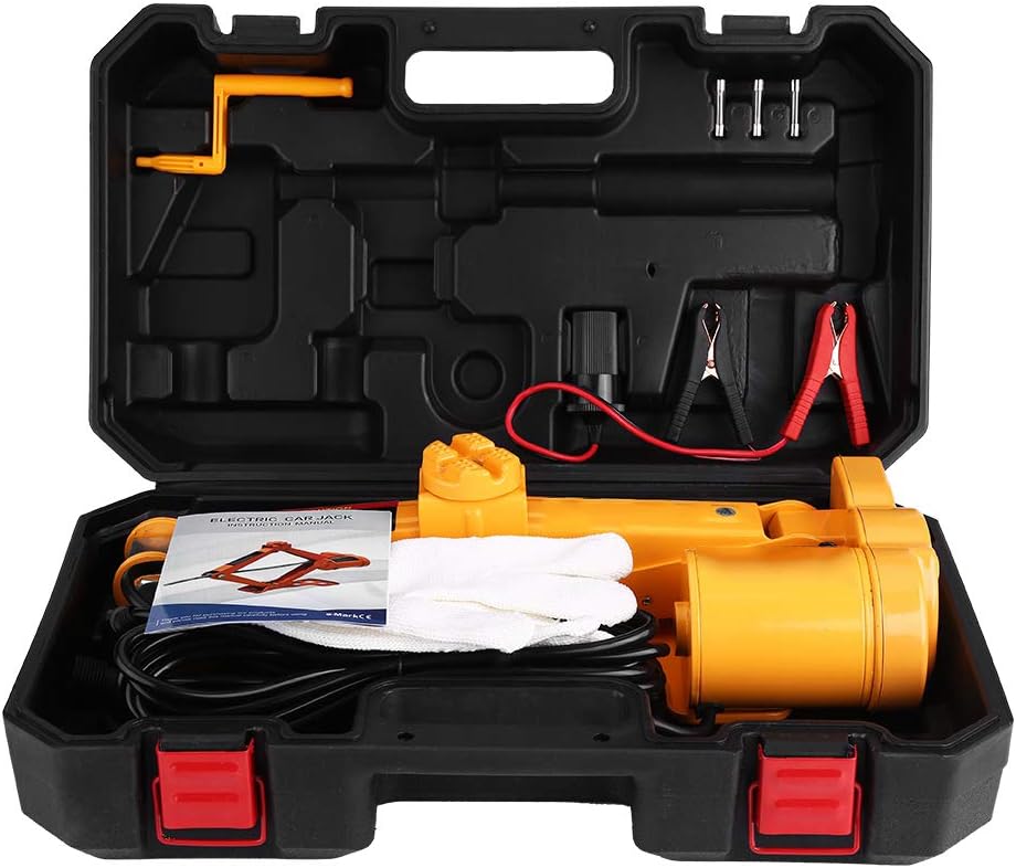 Cric Electric Auto tip Foarfecă 3T, 40x15.5cm Ridicare 12-42cm
