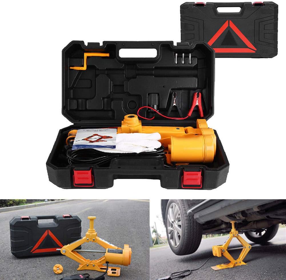 Cric Electric Auto tip Foarfecă 3T, 40x15.5cm Ridicare 12-42cm