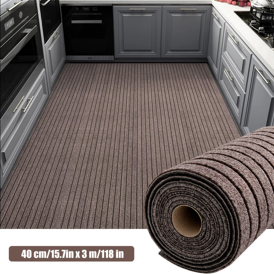Rola Mocheta Autoadeziva, 40x300 cm, Material Absorbant, Montaj Rapid Fara Adeziv, Reduce Zgomotul si Protejeaza Pardoseala