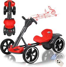 Kart Electric de Drift Pliabil 12V 1 Motor Bluetooth Integrat Copii 3+ Ani - detaliu produs
