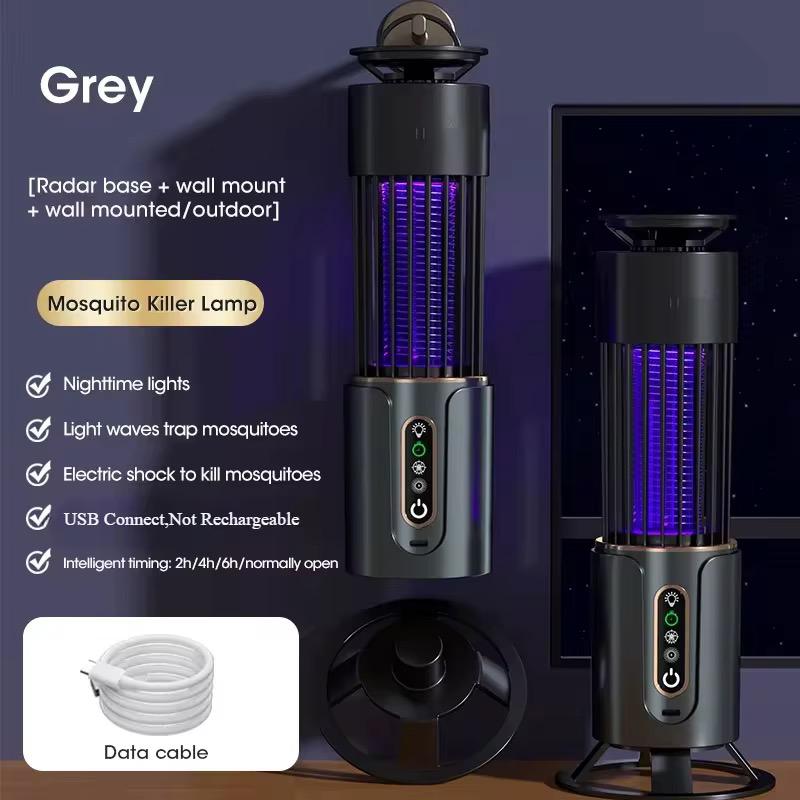 Lampa anti tantari UV cu zapper electric lumina ambientala pentru interior si exterior USB