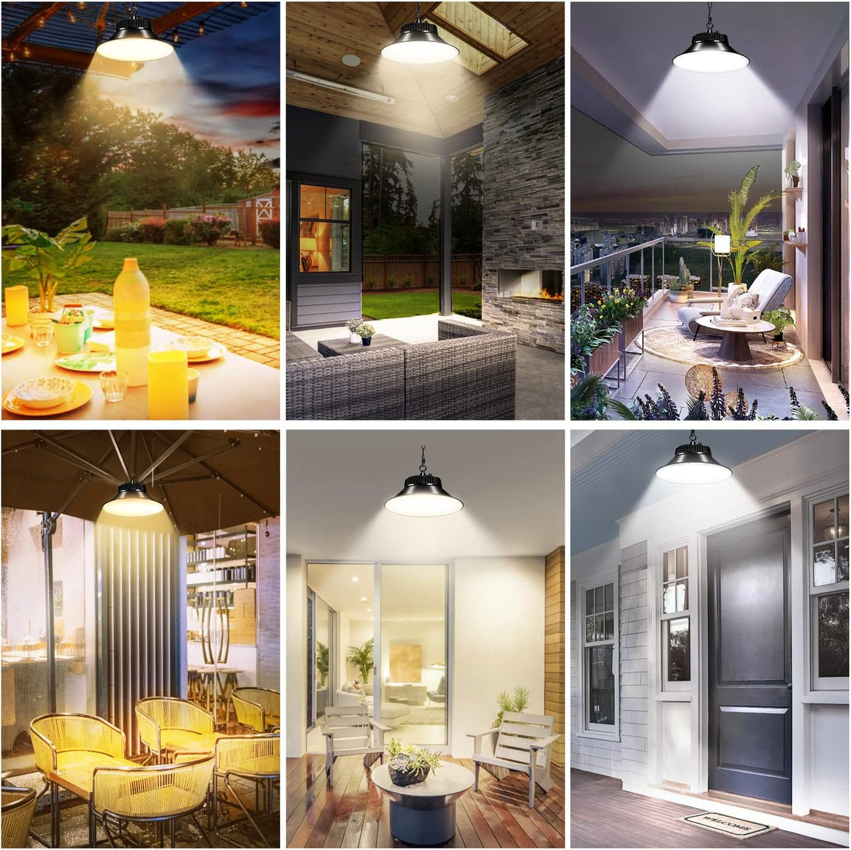 Lampa Solara LED 100/150W de Hala cu Panou Solar