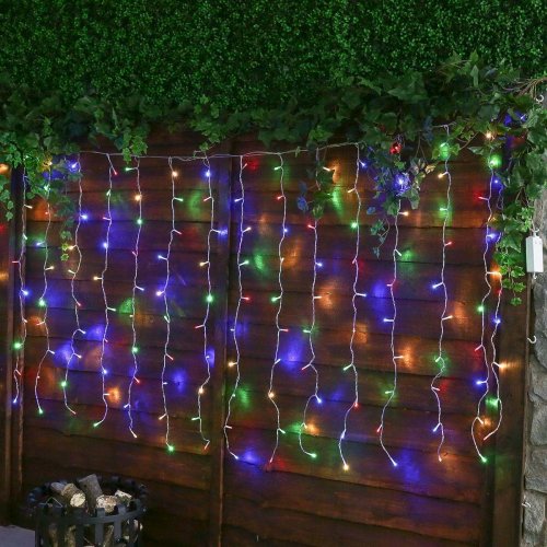 Instalatie Craciun tip perdea ploaie premium, diverse marimi si culori, de exterior