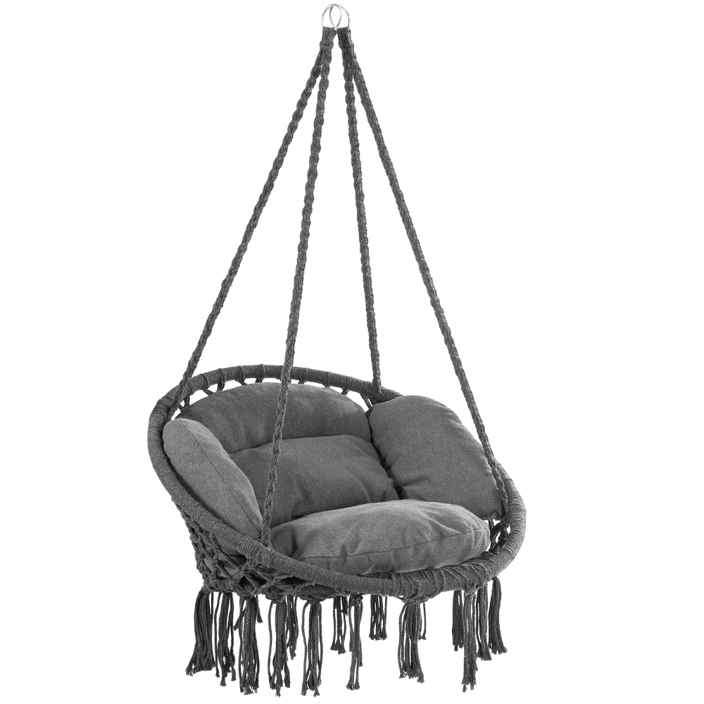 Leagan Suspendat cu Perna Diametru 80cm Sarcina 150kg Cadru Metalic - detaliu produs
