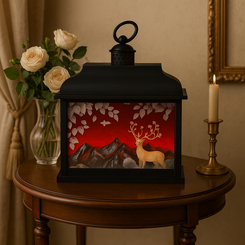 Semineu decorativ cu design artistic 25 x 29 cm