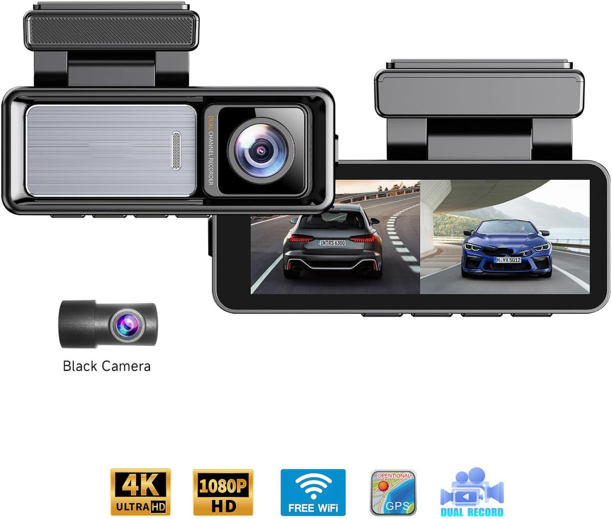 Camera Auto DVR Full HD 1080P Night Vision G-Sensor Parcare 24/7 - detaliu produs