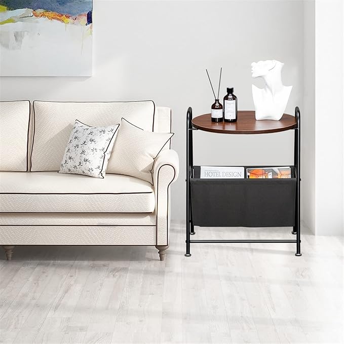 Masuta de Cafea Trapezoidala cu Doua Niveluri Fier Forjat Design Modern pentru Living Room - detaliu produs