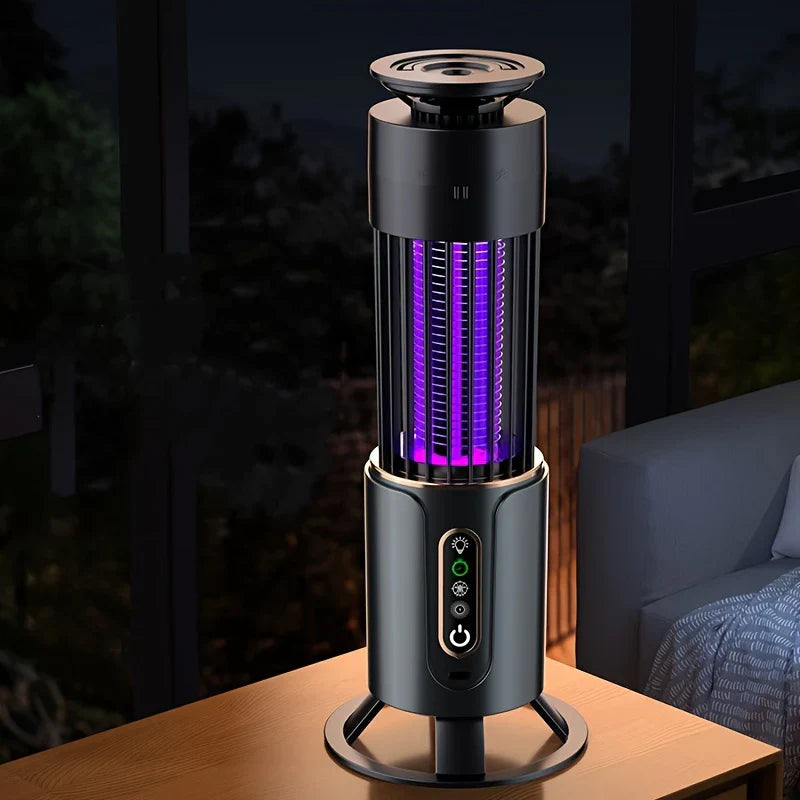 Lampa anti tantari UV cu zapper electric lumina ambientala pentru interior si exterior USB
