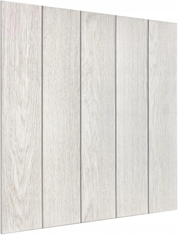 Tapet 3D Spuma Autoadeziv Rezistent la Apa Textura Lemn Alb 70x70cm - detaliu produs
