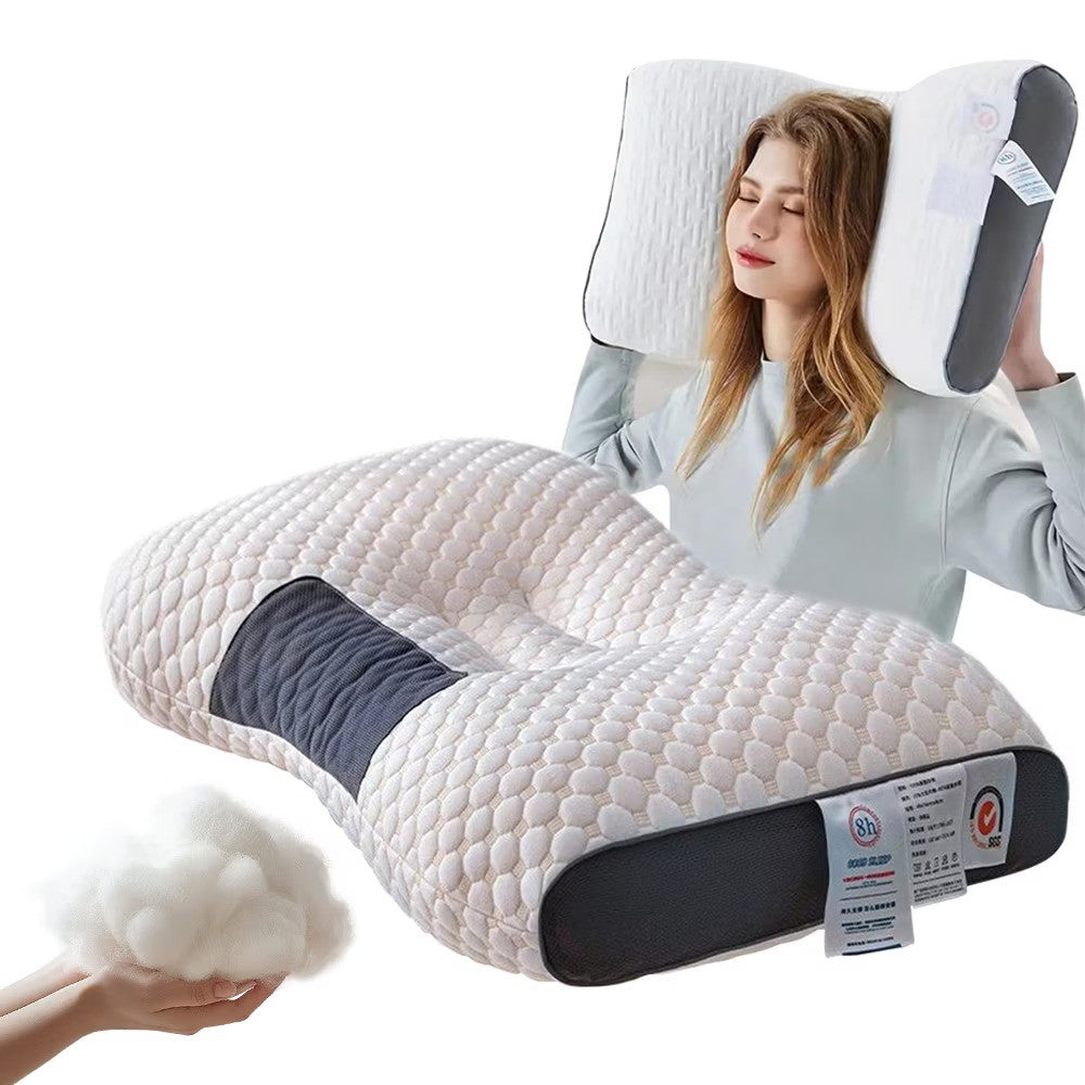 Perna Ortopedica pentru Dormit Ajustabila cu Fermoar 70x45cm 3 Zone Confort Suport Cervical - detaliu produs