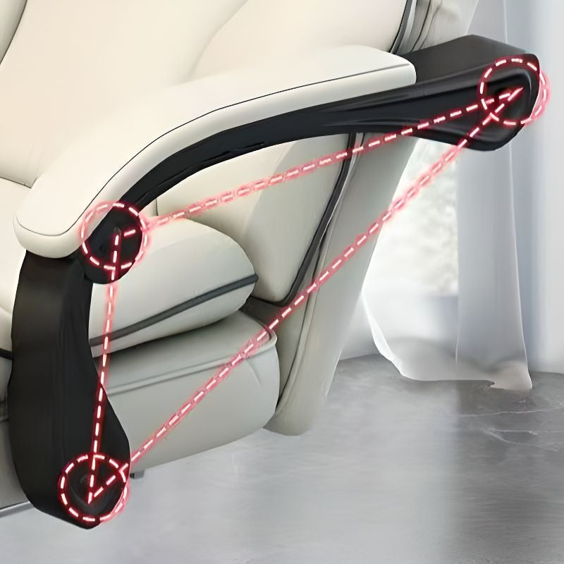 Scaun Ergonomic Directorial cu Suport Picioare Rabatabil Piele Ecologica