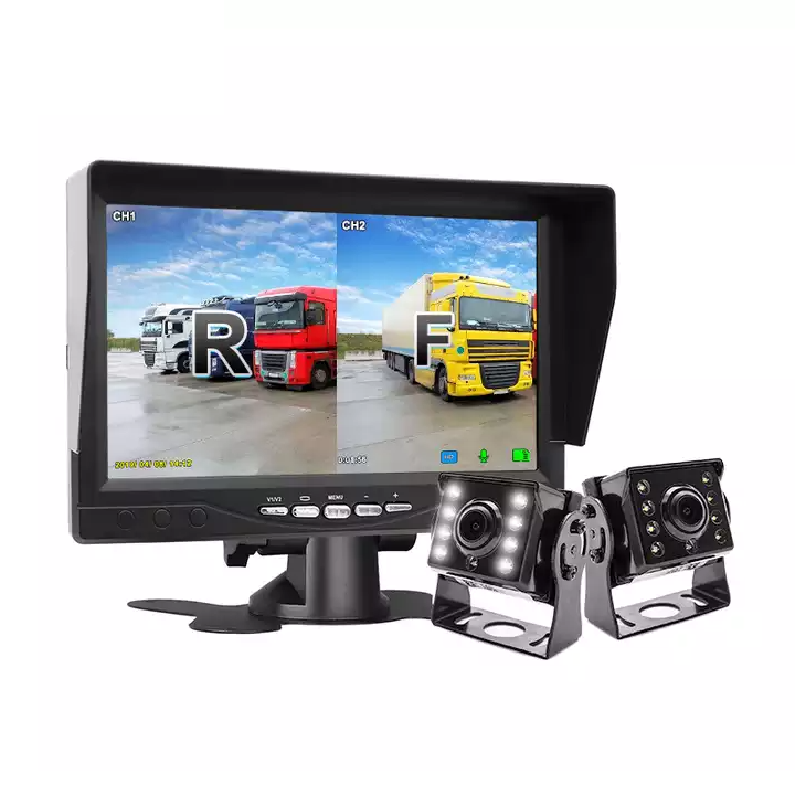 Kit marsarier cu camera AHD si display de 7 inch, camioane, autocare, bus-uri