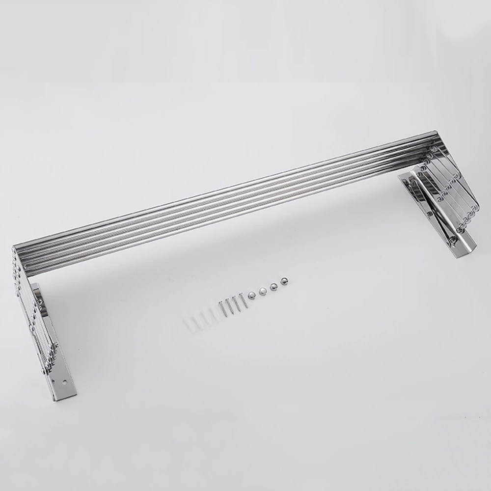 Uscator rufe din metal, retractabil, cu prindere in perete