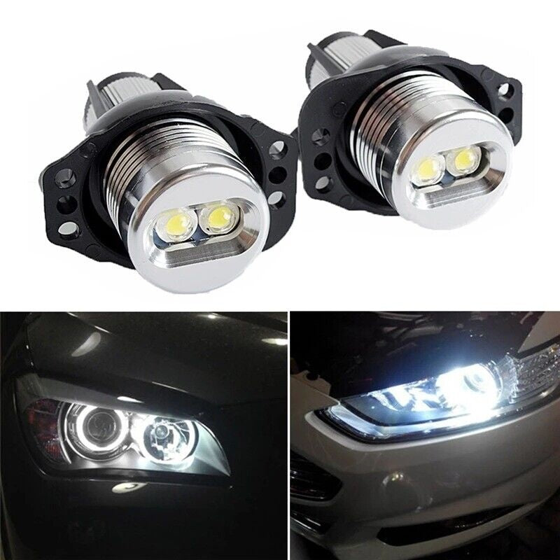Set 2 Buc Led Marker Becuri Angel Eyes Bmw E90 E91 Canbus 10W 12V Alb 6000K