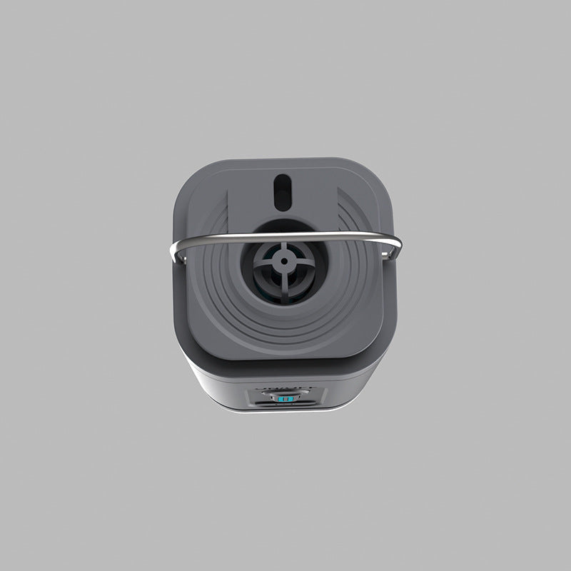 Pompa de aer electrică portabilă cu lanternă LED – 3 moduri luminoase, 5 duze, USB reîncărcabilă