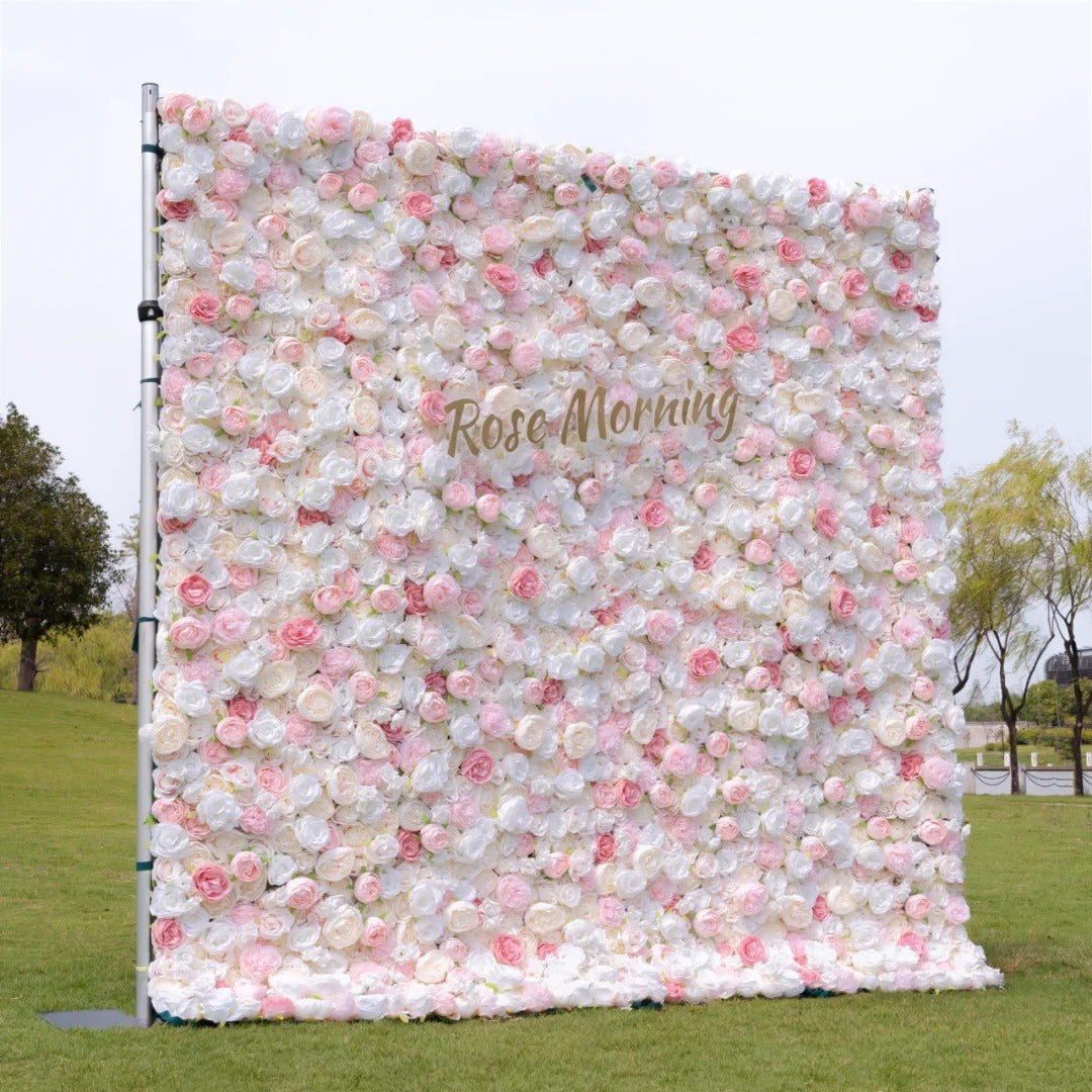 Panou Floral Artificial cu 56 de Trandafiri – 60 x 40 cm
