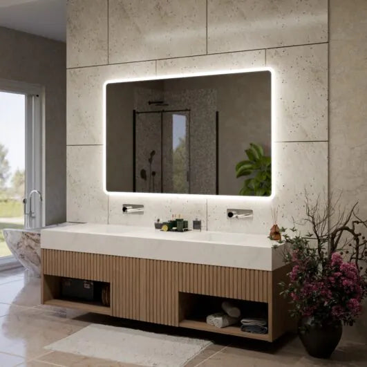 Oglinda Led Premium 80x60, cu touch si dezaburire