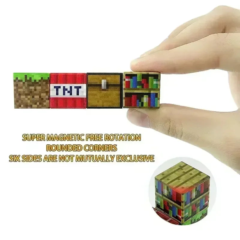 Blocuri magnetice de constructie, 180 piese, joc educativ, plastic ABS, 3+ ani, Cutie Cadou