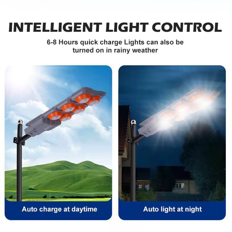 Lampa Solara LED Exterior Gradina Iluminare Automata Waterproof IP65 - detaliu produs