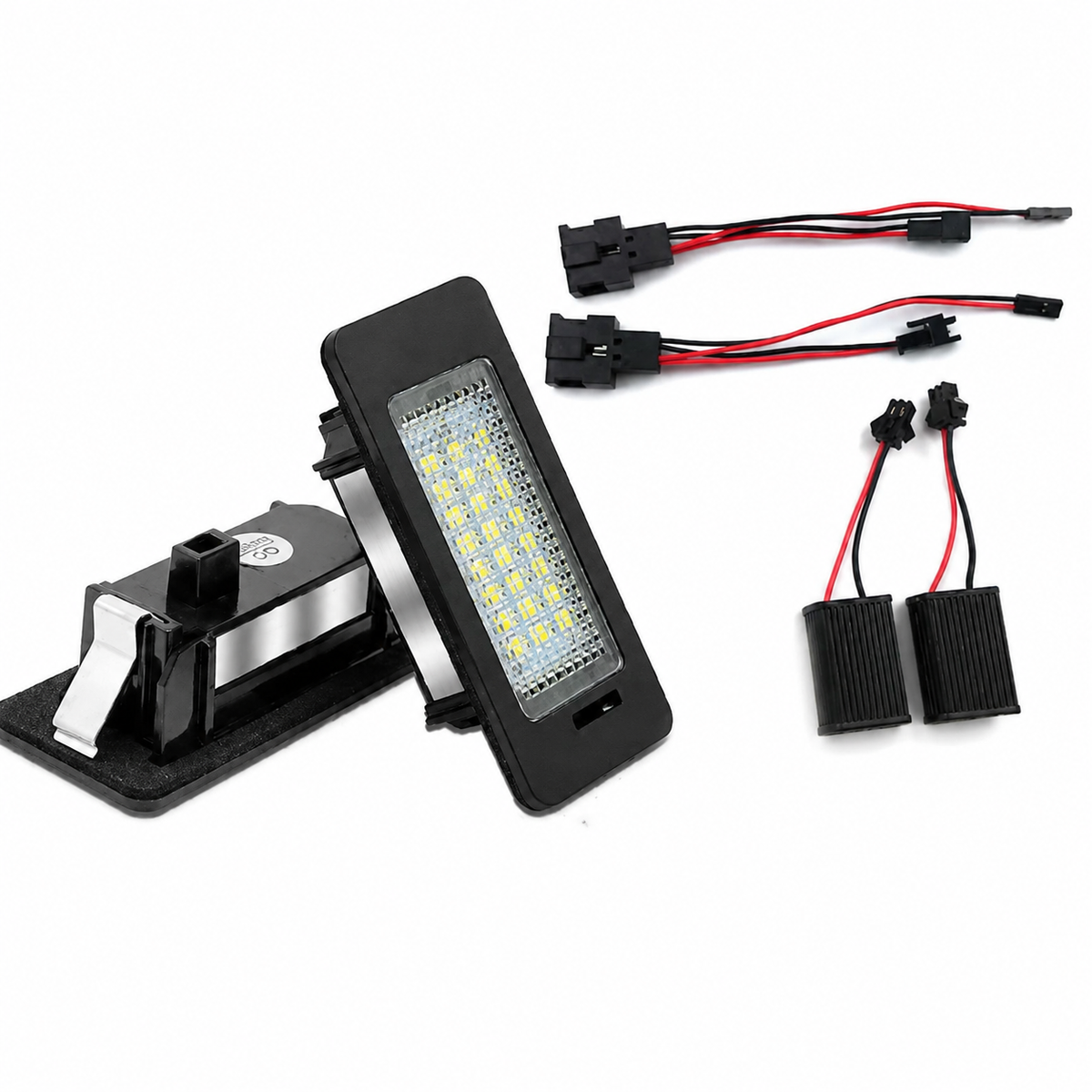 Set 2 lampi LED numar VW, cod H02045, 6500K, Plug & Play, fara eroare bec ars