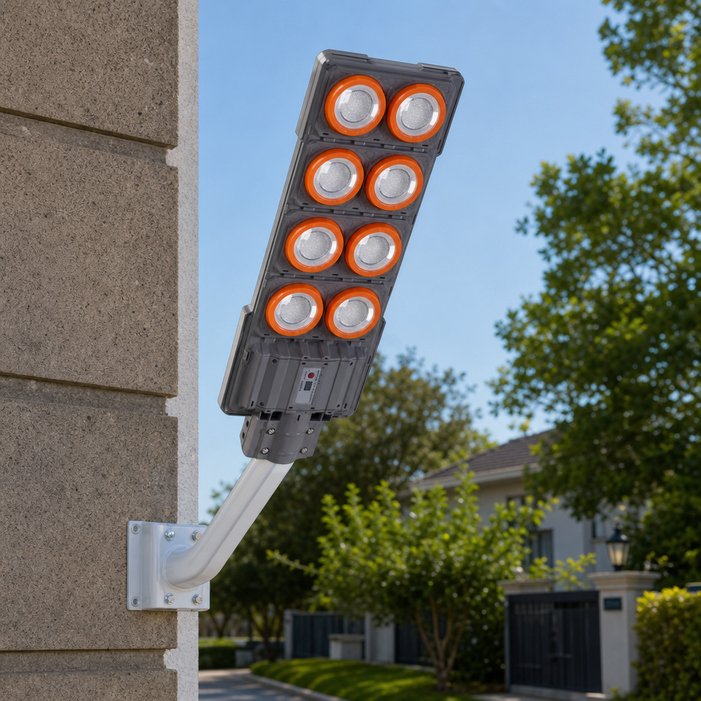Lampa Solara LED Exterior Gradina Iluminare Automata Waterproof IP65 - in context de utilizare