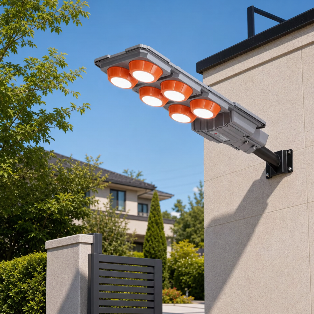 Lampa Solara LED Exterior Gradina Iluminare Automata Waterproof IP65 - in context de utilizare