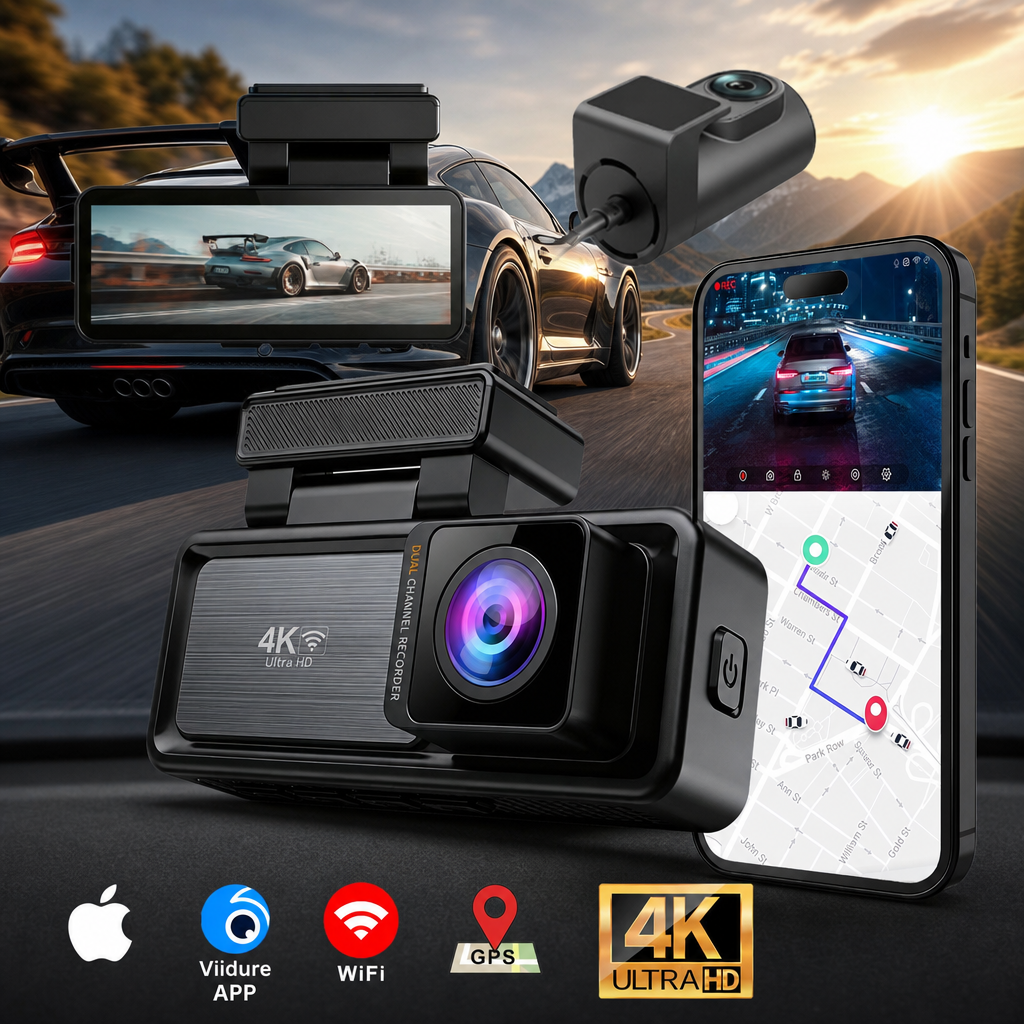 Camera Auto DVR Full HD 1080P Night Vision G-Sensor Parcare 24/7 - in context de utilizare