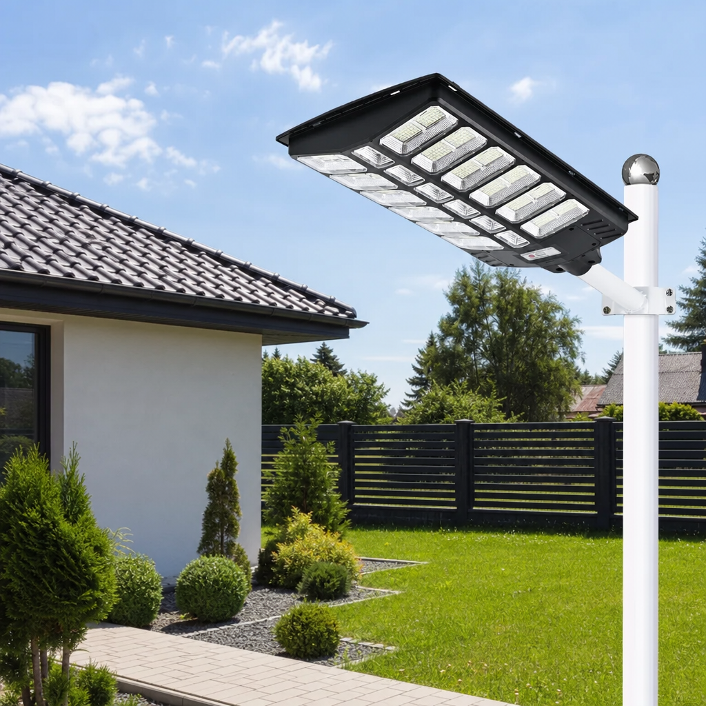 Lampa Solara Stradala Innova Viper 1800W Telecomanda IP67 Senzor Miscare Lumina - in context de utilizare