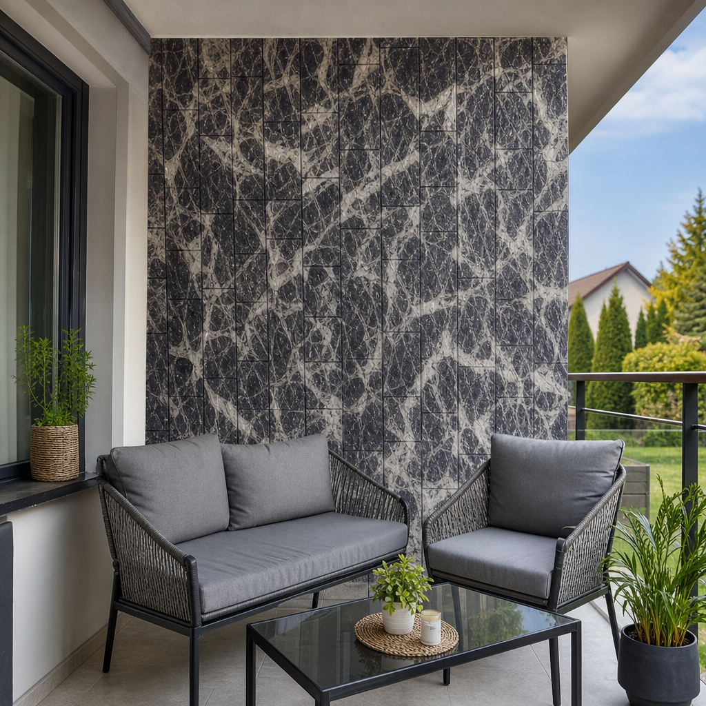 Tapet Decorativ Perete Autoadeziv Rezistent Apa Moderna Design - in context de utilizare