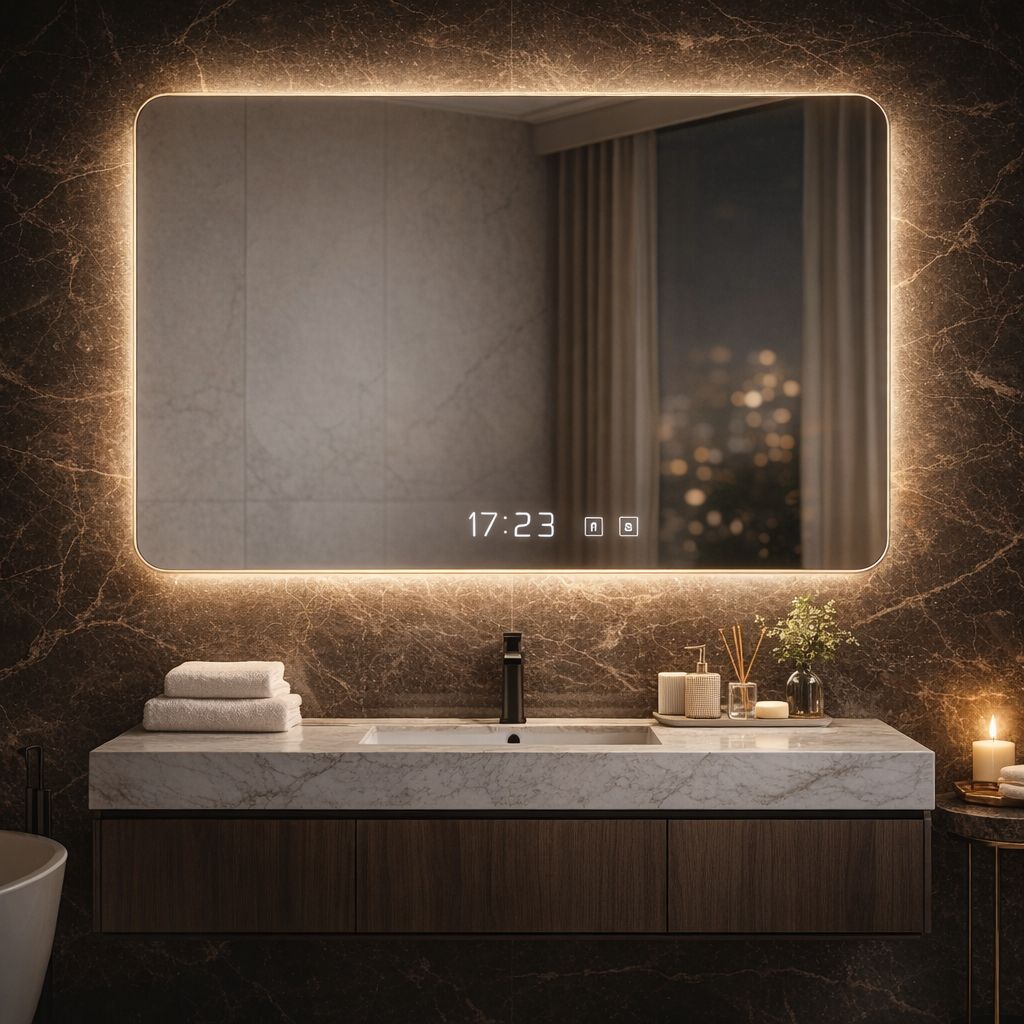 Oglinda Led Premium 80x60, cu touch si dezaburire